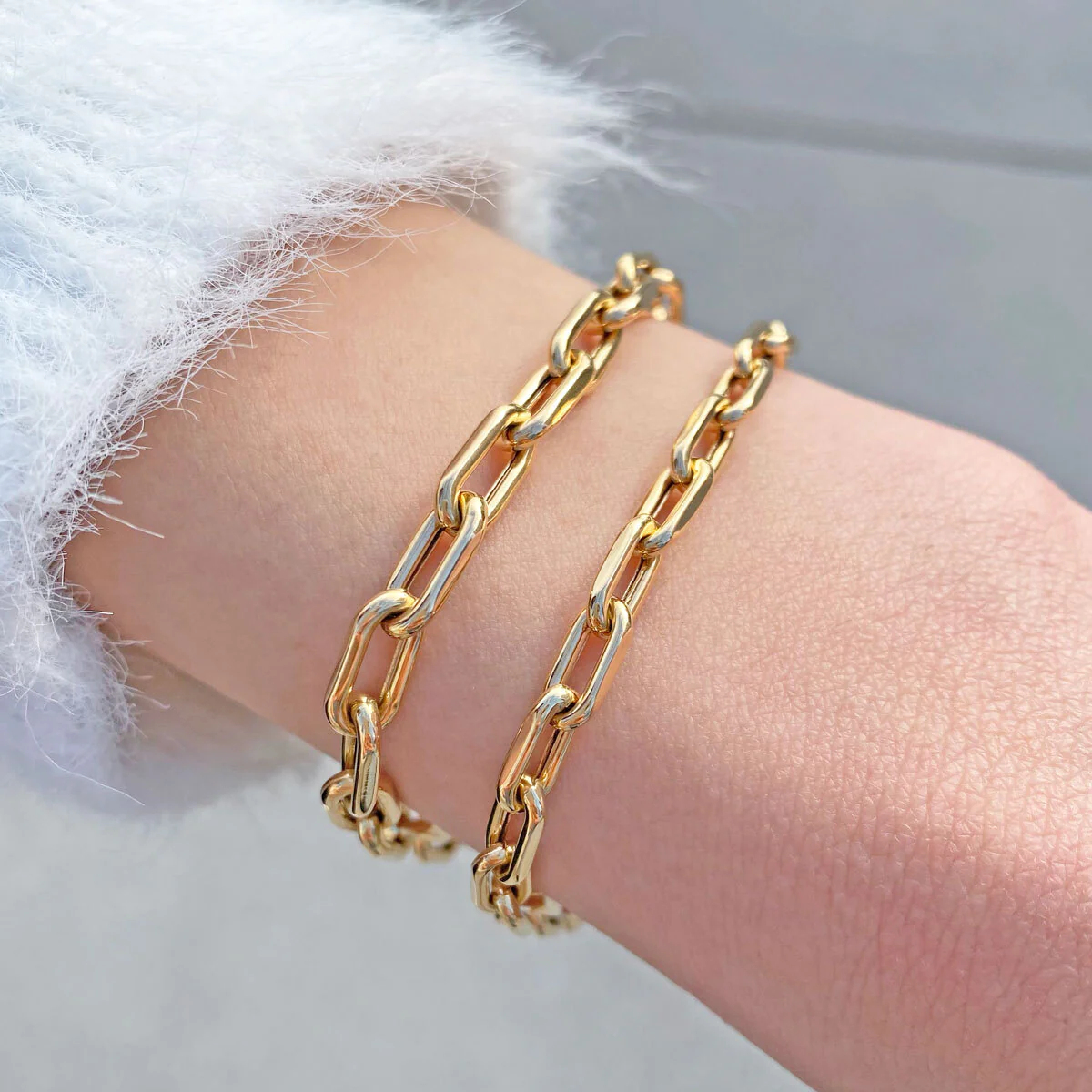 14K Beverly Chain Bracelet - Image 6