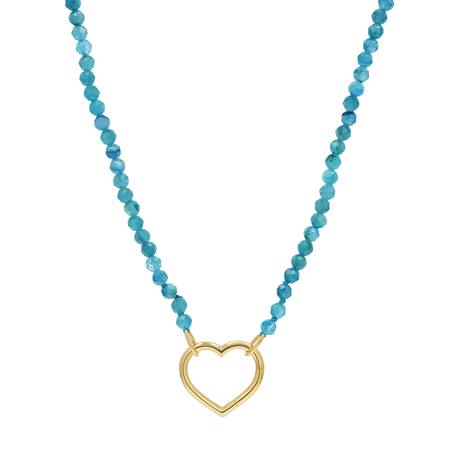 Blue Apatite Connector Necklace - Image 5
