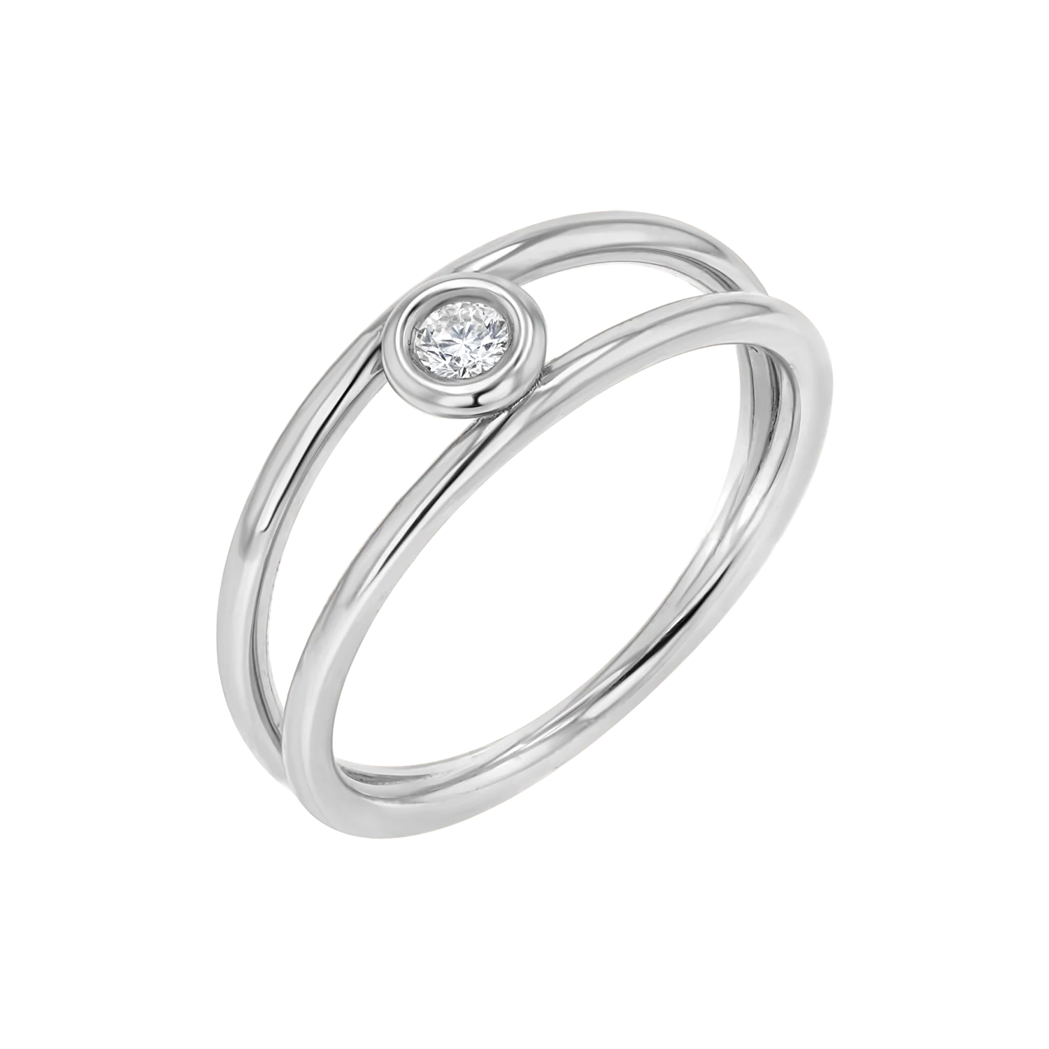 Bubble Solitaire Diamond Ring - Image 2