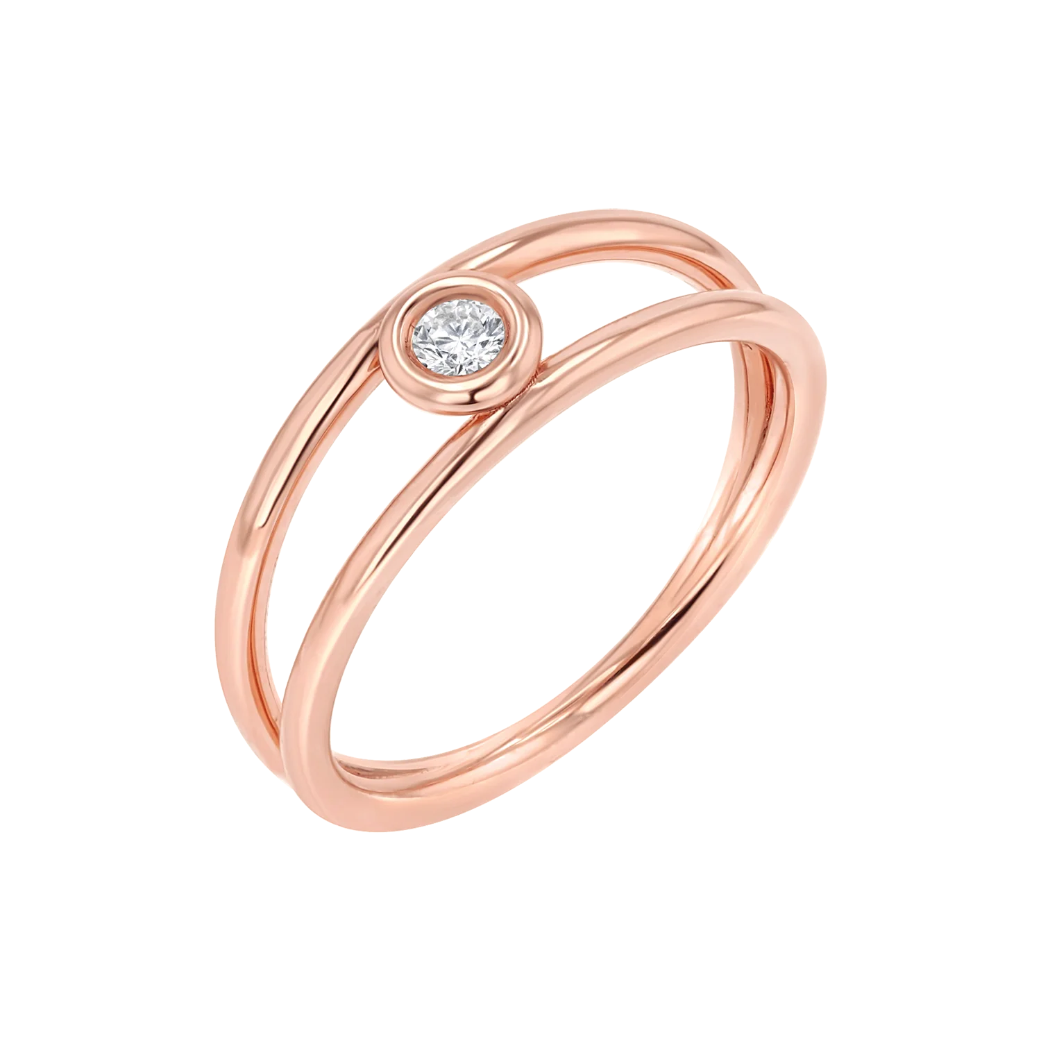 Bubble Solitaire Diamond Ring - Image 3