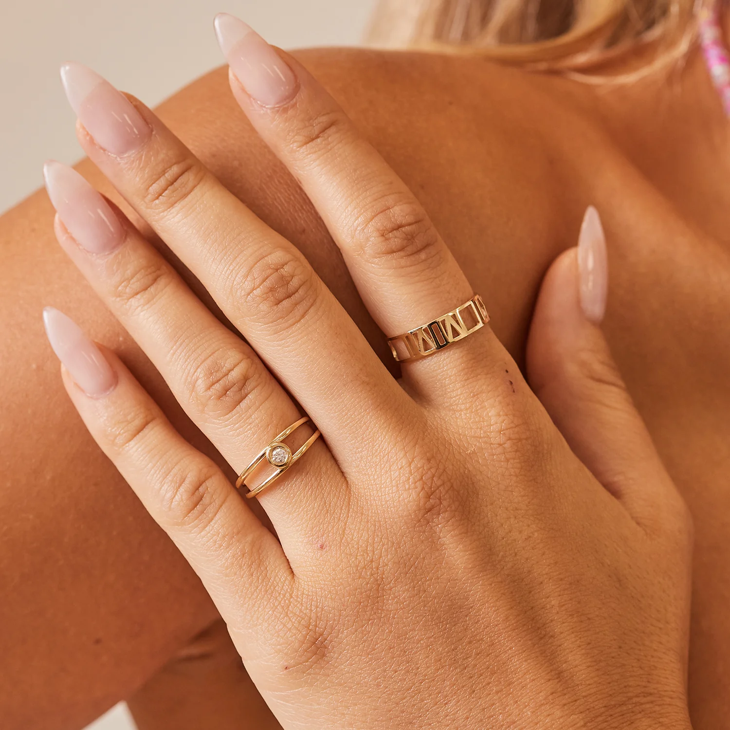 Bubble Solitaire Diamond Ring - Image 5