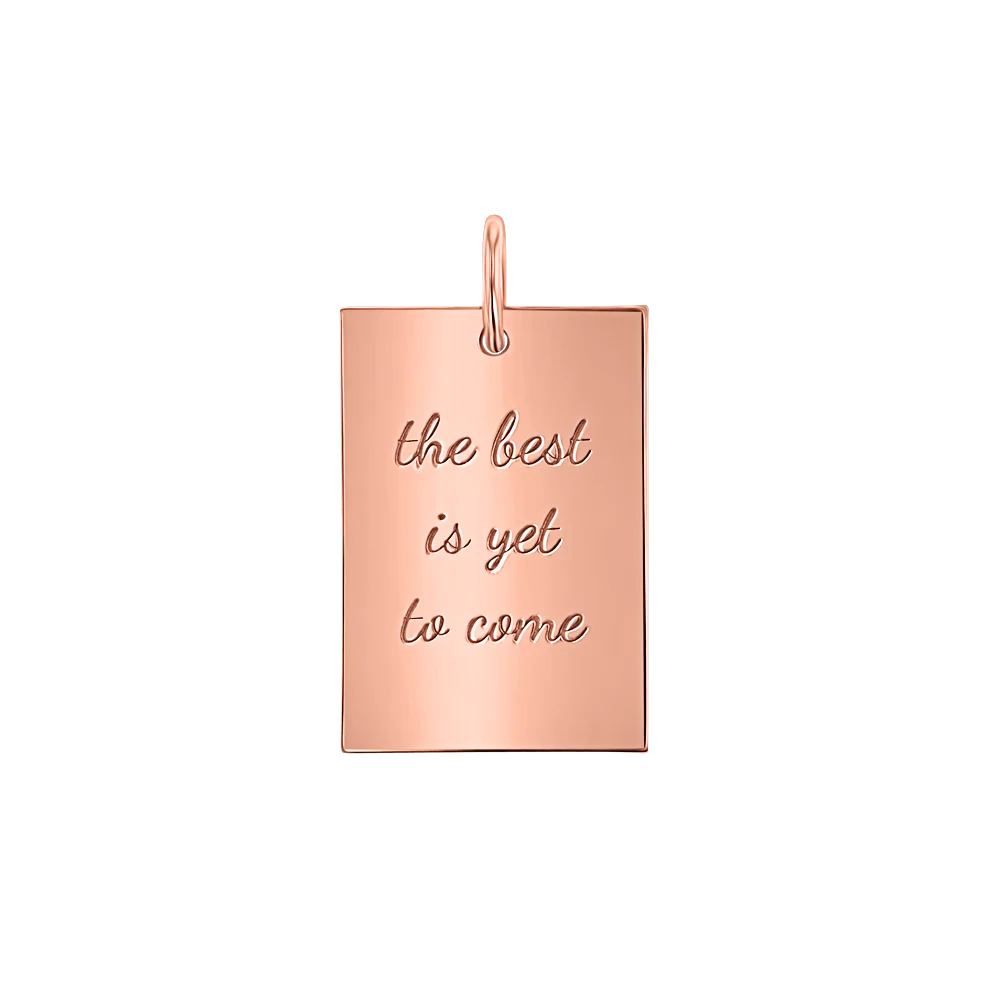 Custom Inspire Rectangle Charm - Image 3