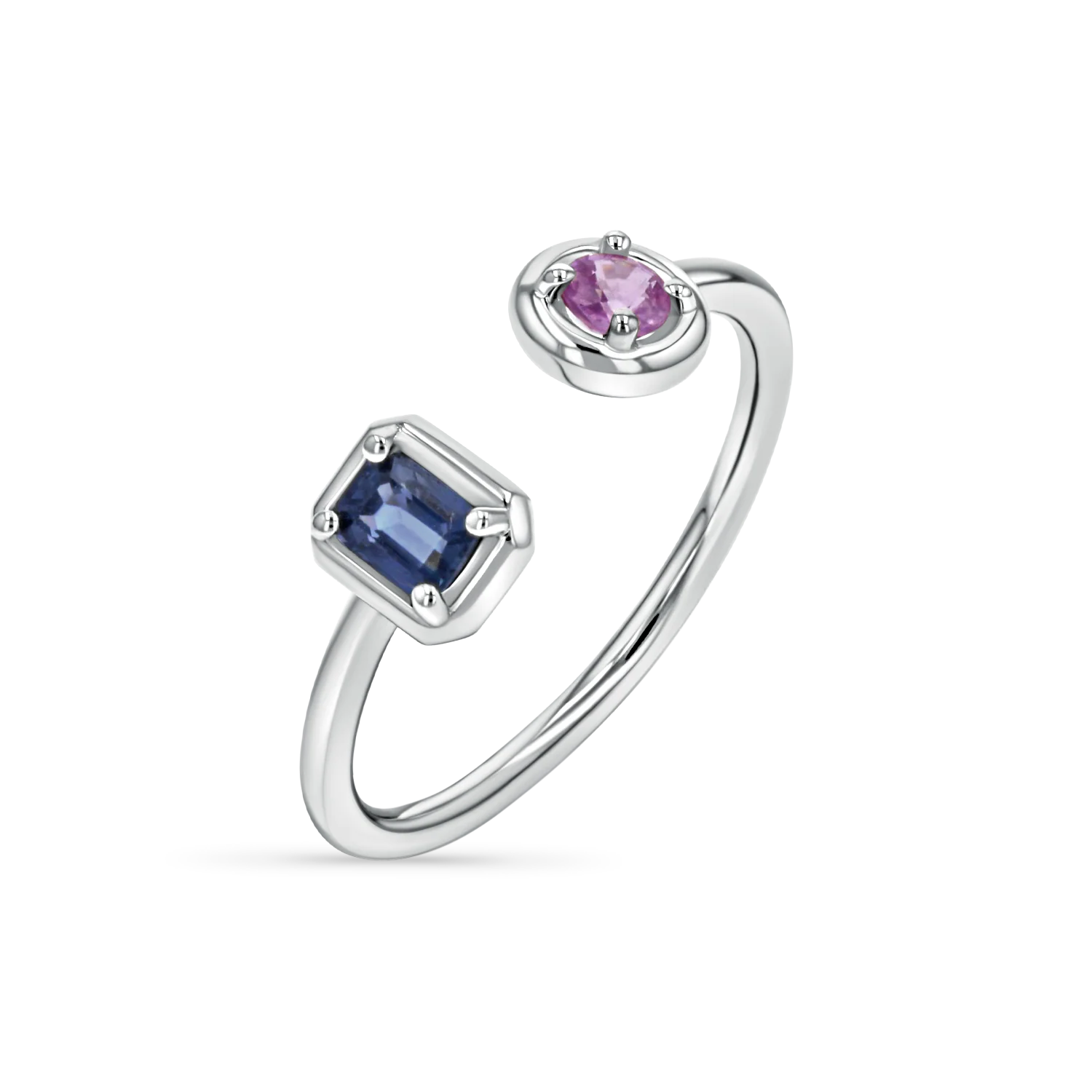 Custom Sapphire Wrap Ring - Image 3