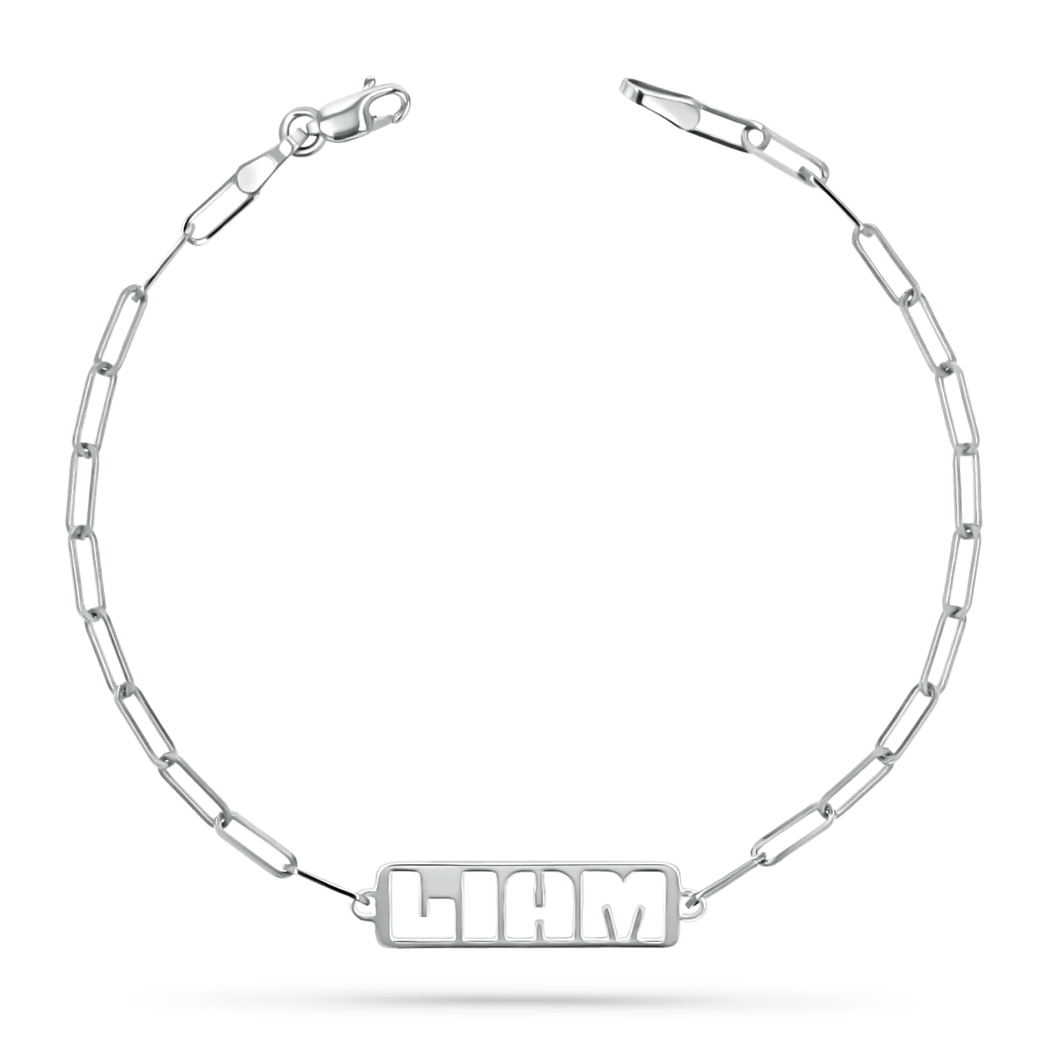 Customizable Cut-Out Name Bracelet - Image 5