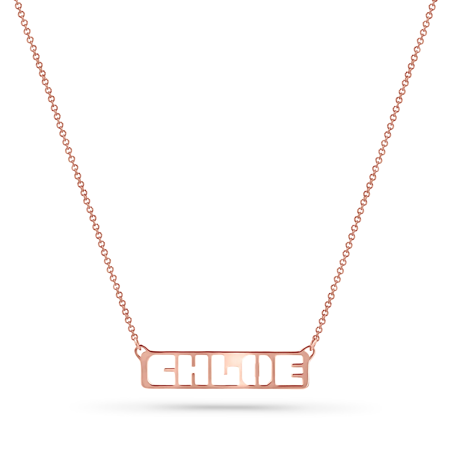 Customizable Cut-Out Name Necklace - Image 13