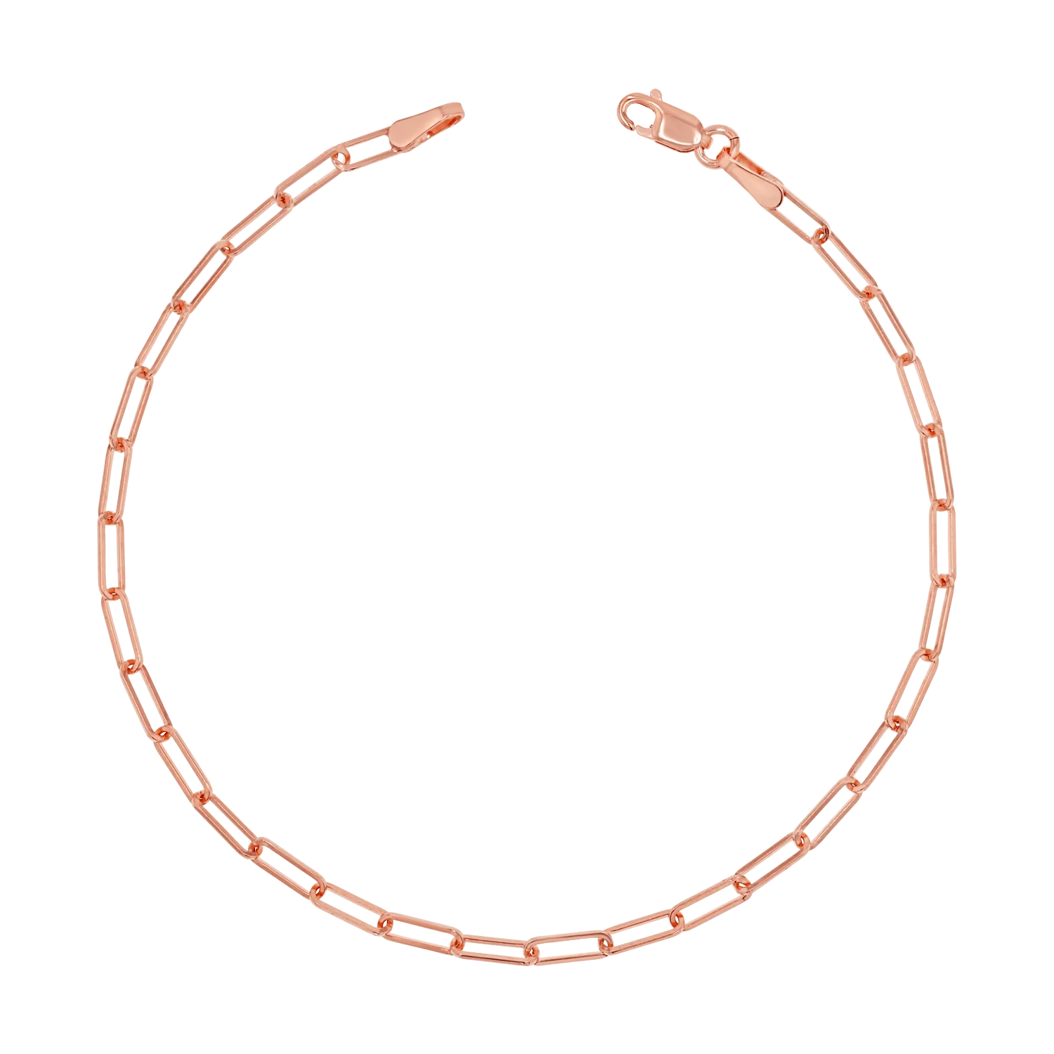 Dainty Paper Clip Bracelet - Image 3