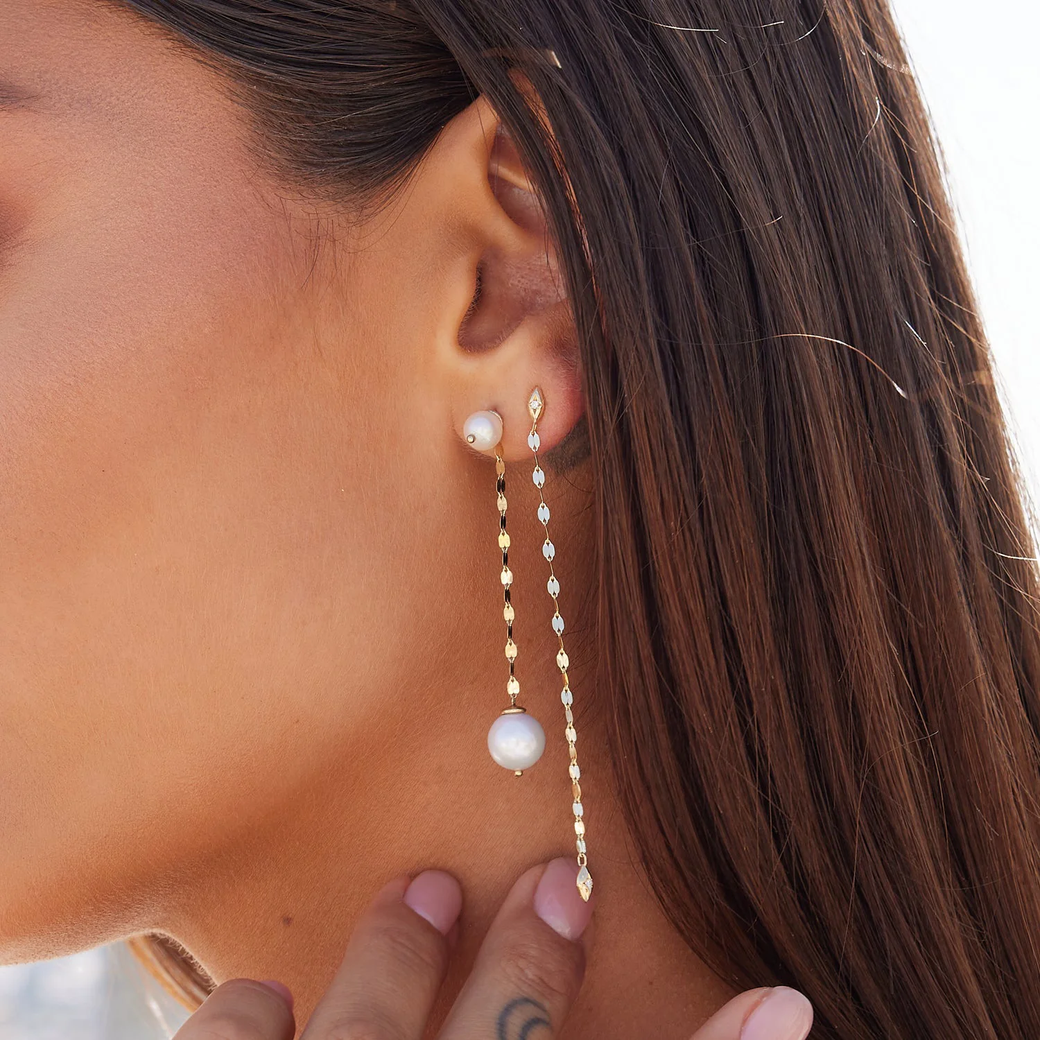 Demi Starset Diamond Duster Earrings - Image 2