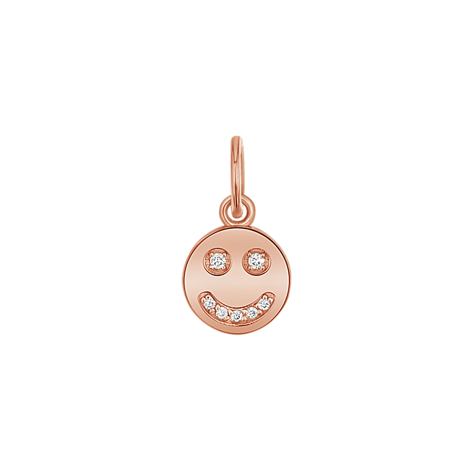 Diamond Happy Face Charm - Image 3