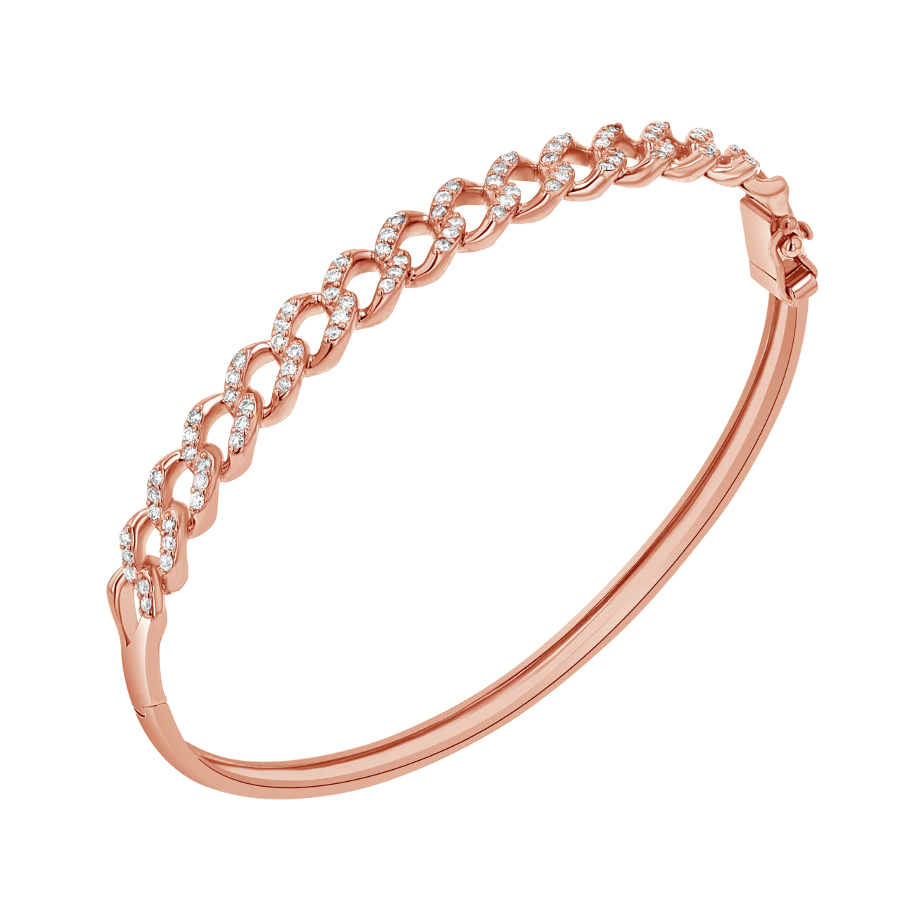 Diamond Pave Cuban Bracelet - Image 3