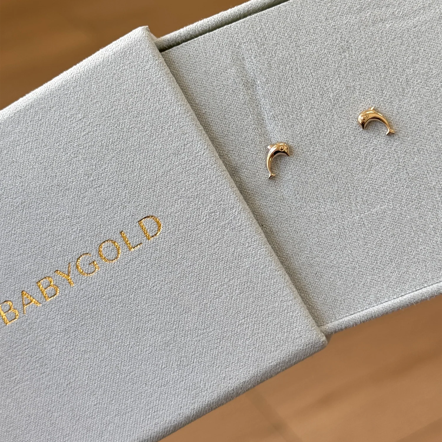 Dolphin Stud Earrings - Image 2
