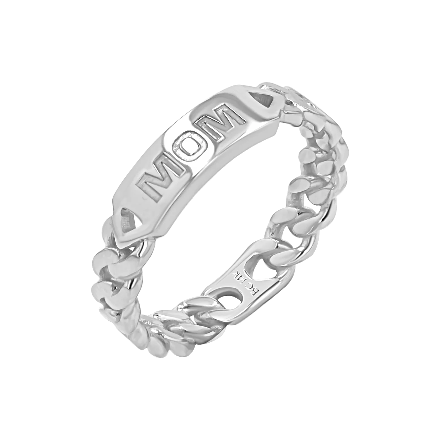Engravable Cuban Link Ring - Image 2