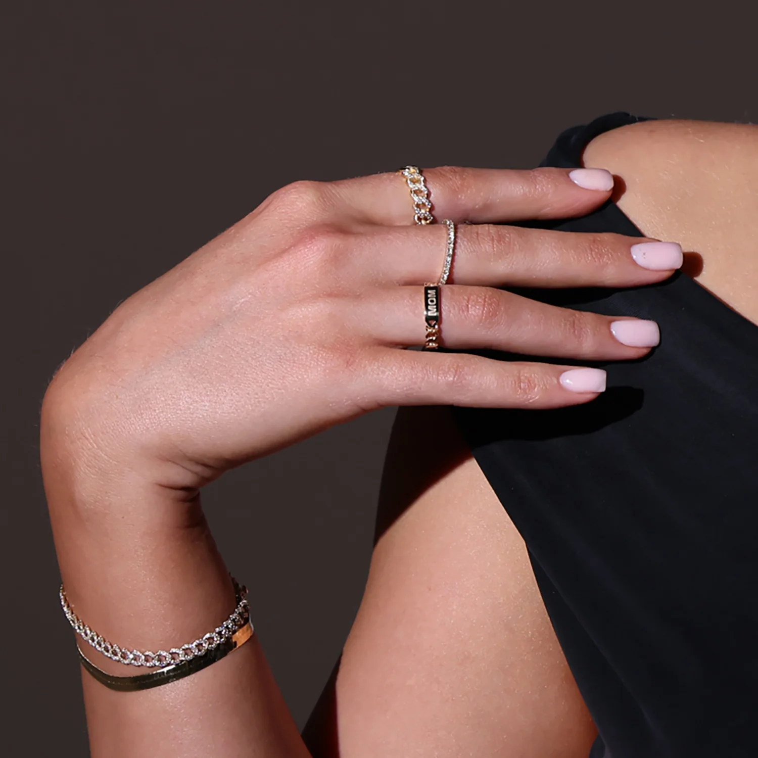 Engravable Cuban Link Ring - Image 4