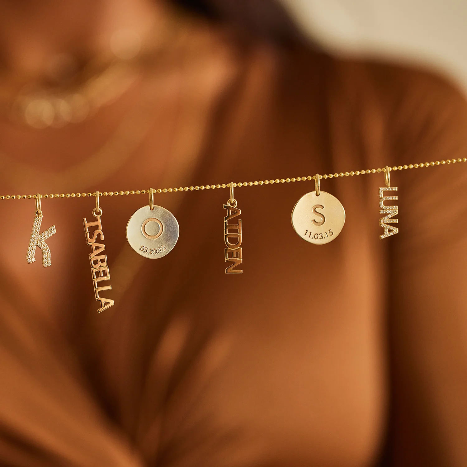 Engravable Initial & Date Charm - Image 5