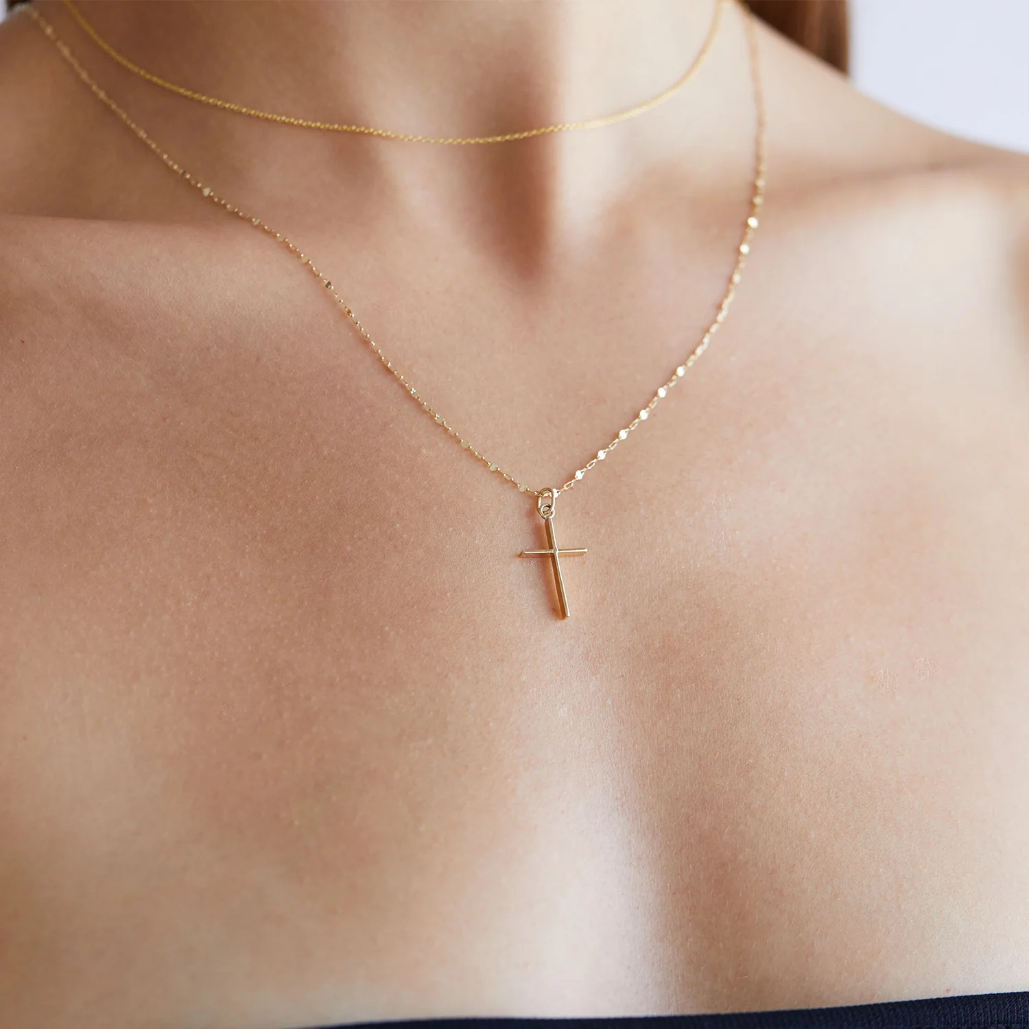 Fine Cross Charm - Image 6