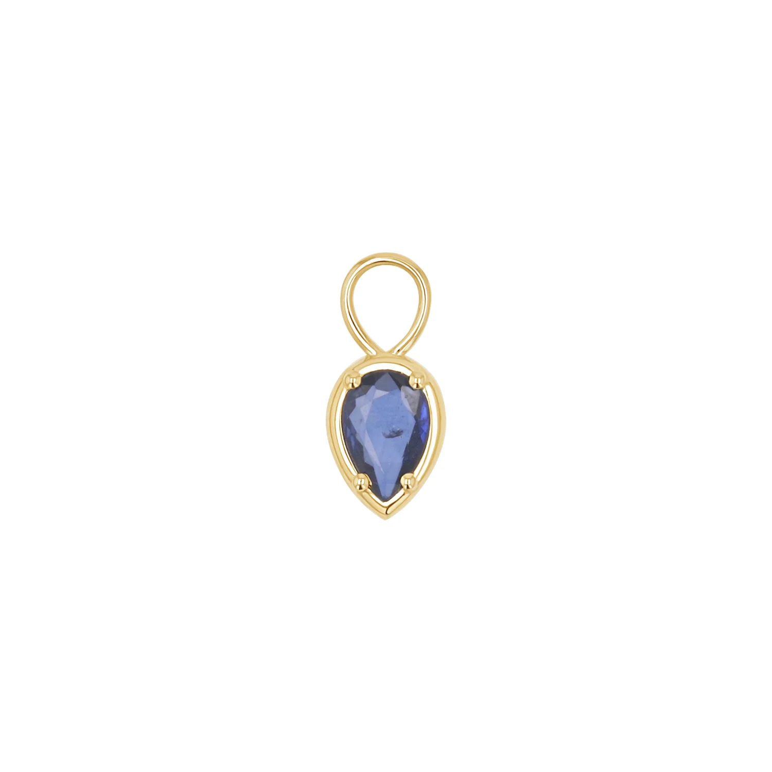 Gemstone Pear Huggies Charms - Image 12