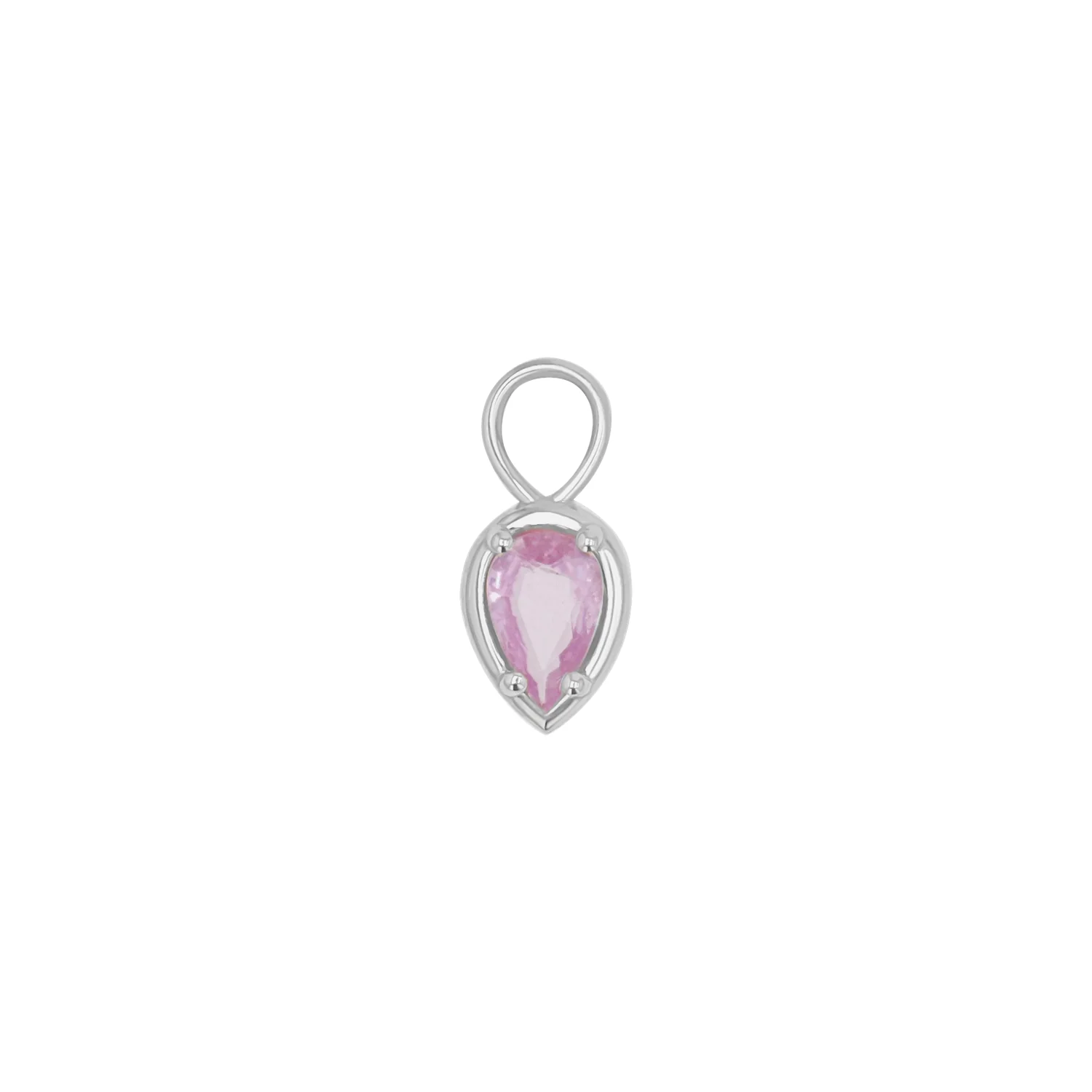Gemstone Pear Huggies Charms - Image 13