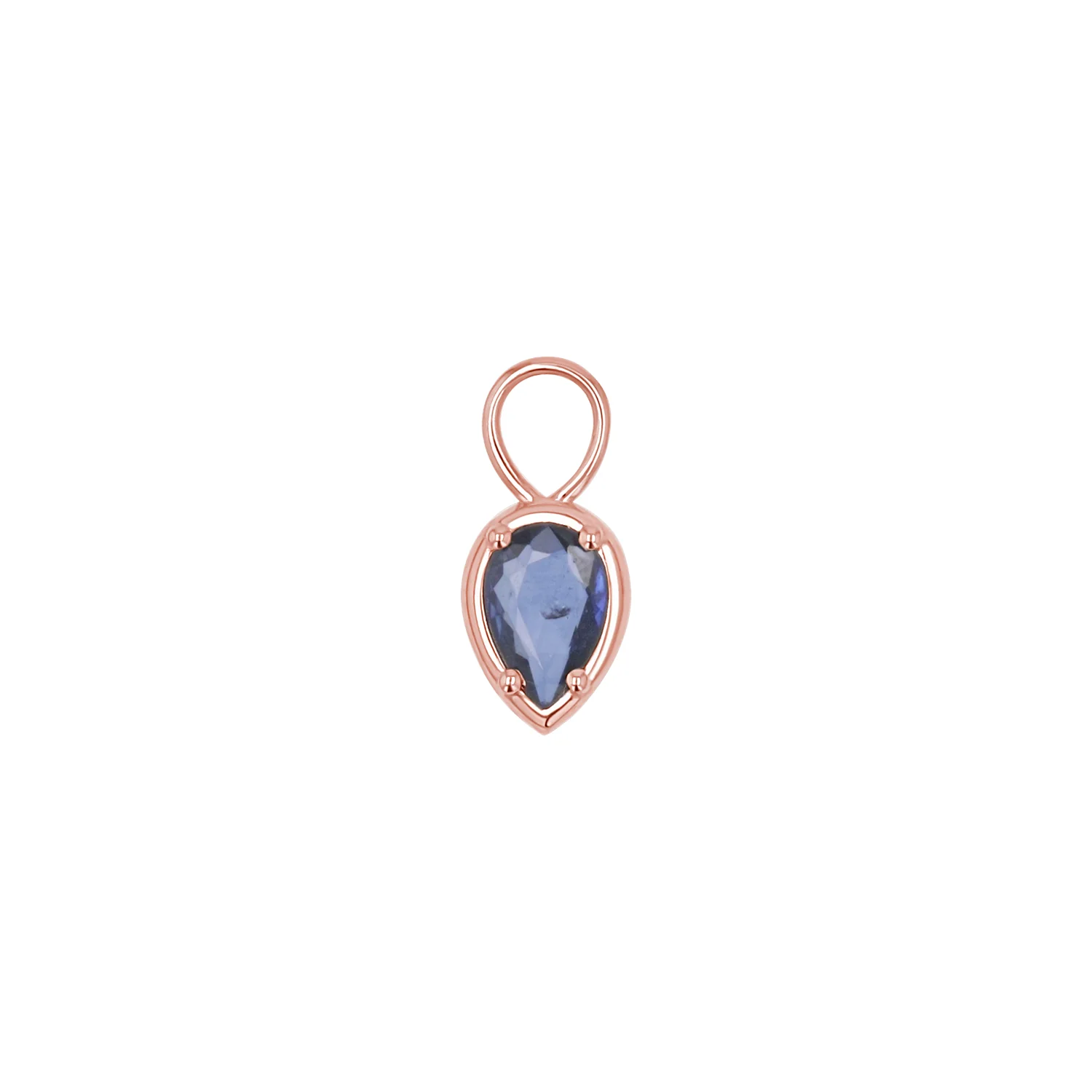 Gemstone Pear Huggies Charms - Image 18