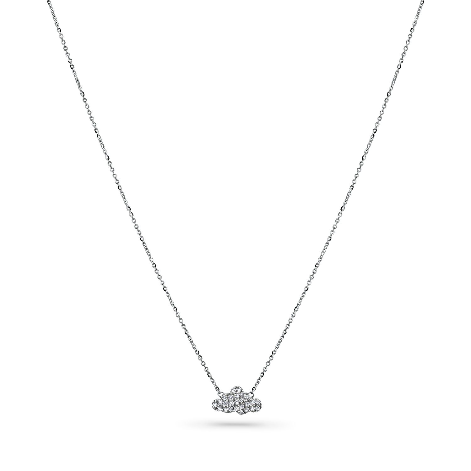 Glimmer Diamond Cloud Necklace - Image 2