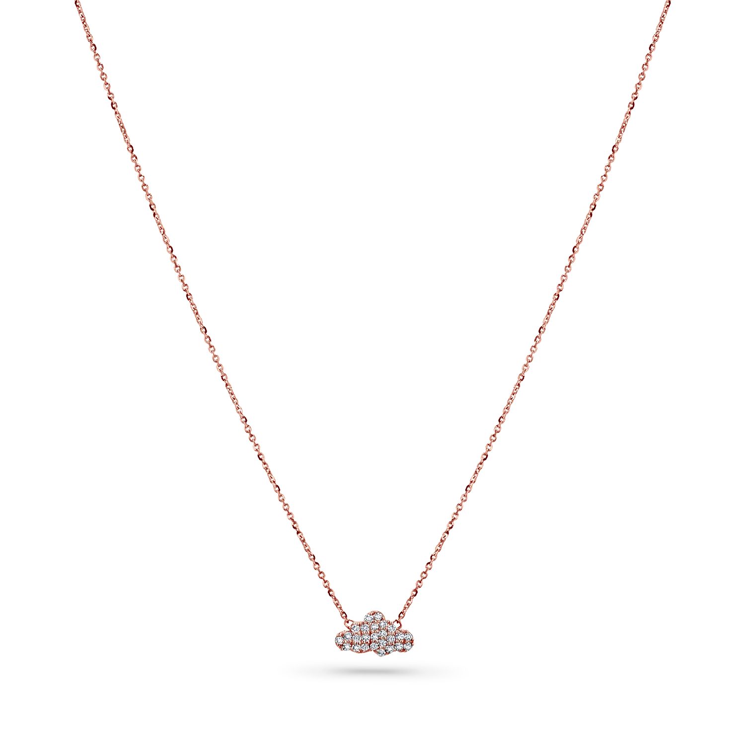 Glimmer Diamond Cloud Necklace - Image 3