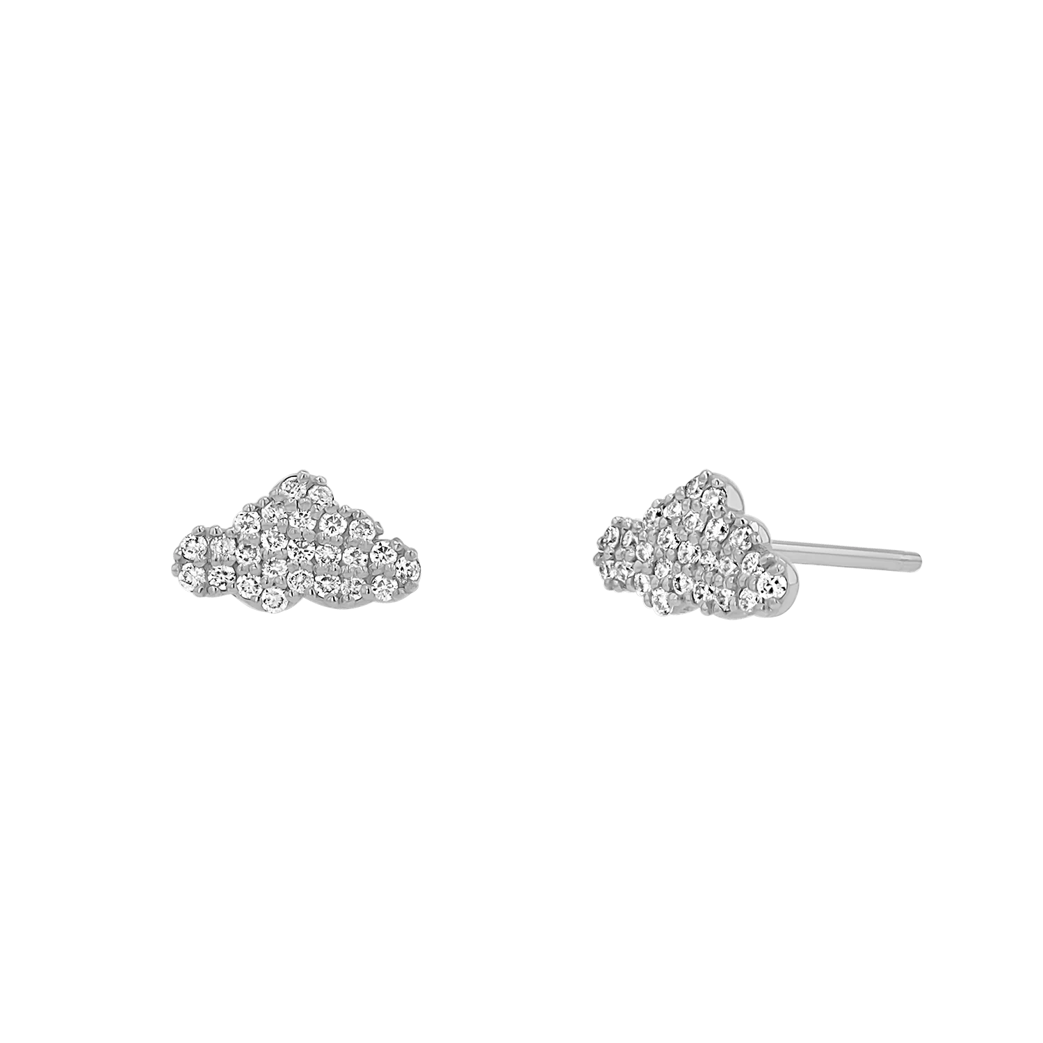 Glimmer Diamond Cloud Studs - Image 2