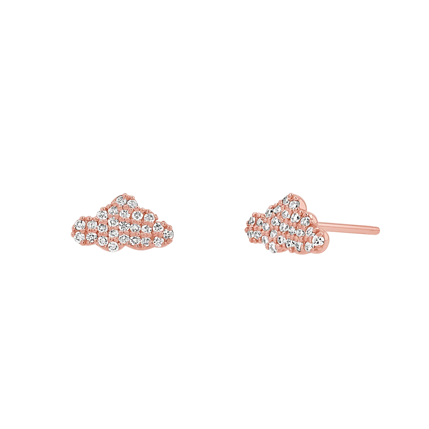 Glimmer Diamond Cloud Studs - Image 3