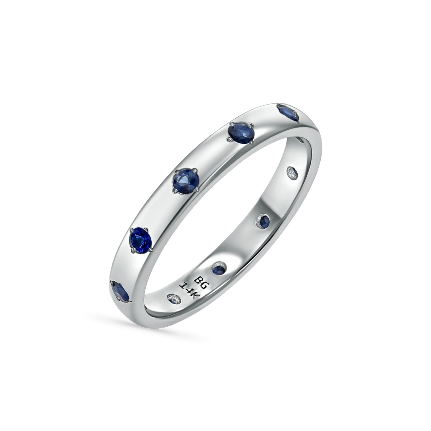Glimmer Gemstone Band Ring - Image 12