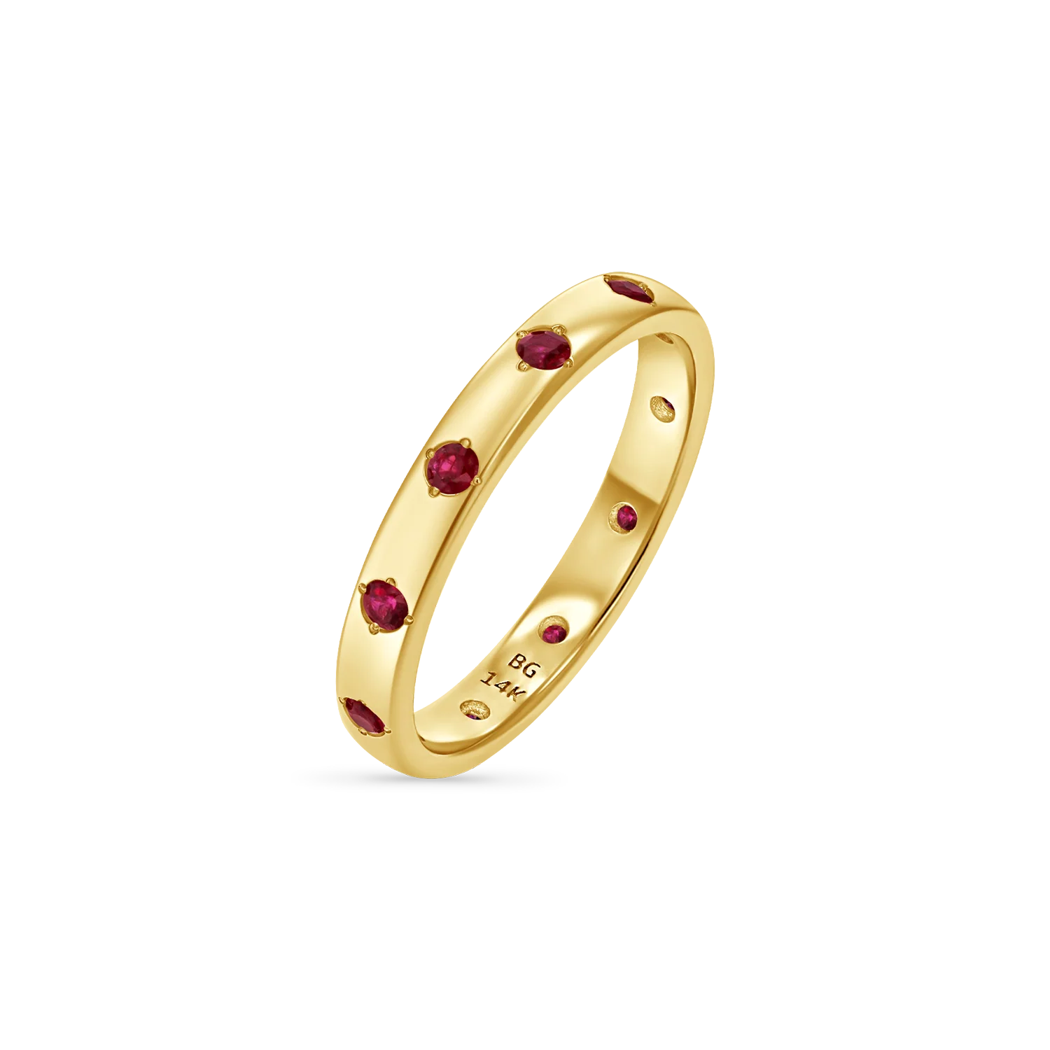 Glimmer Gemstone Band Ring - Image 4
