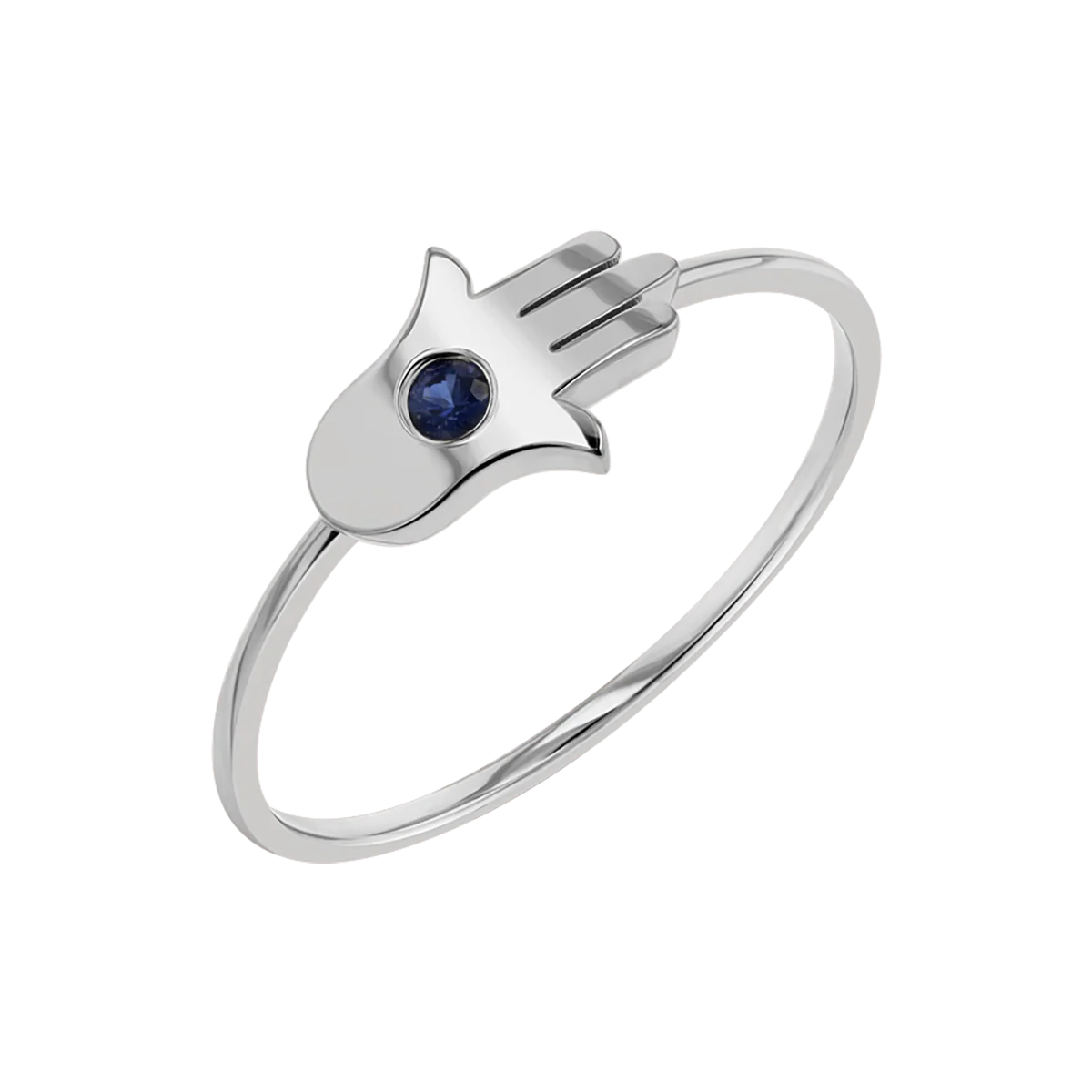 Hamsa Diamond Wire Ring - Image 4