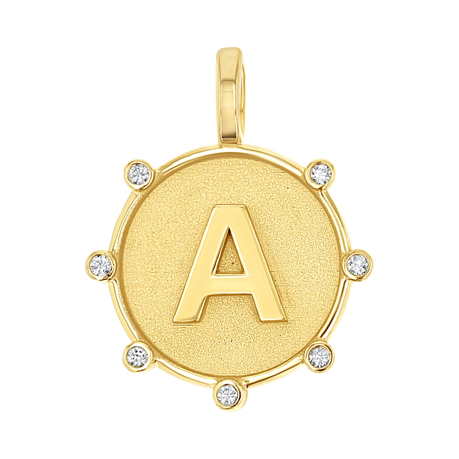 Initial Letter Medallion Charm - Image 4