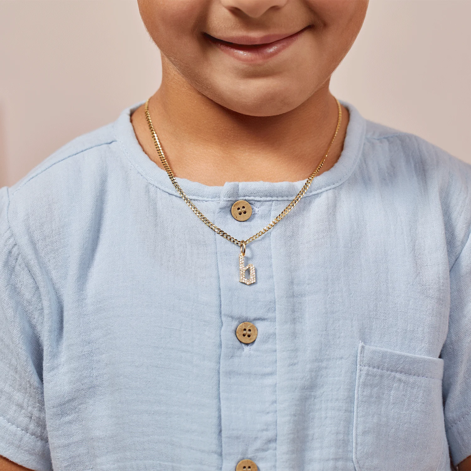 Kids Diamond Gothic Old English Charm - Image 5