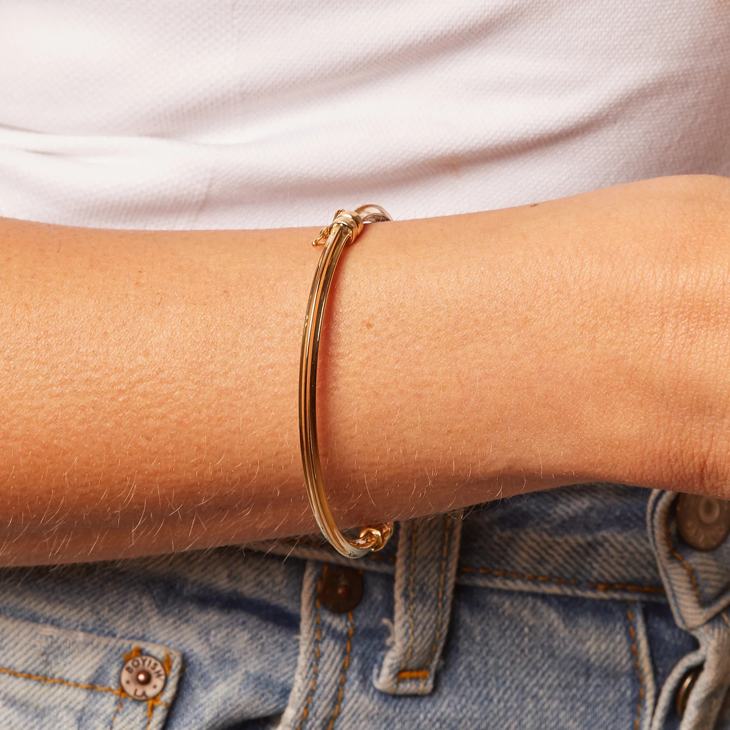 Knife Edge Bangle - Image 4