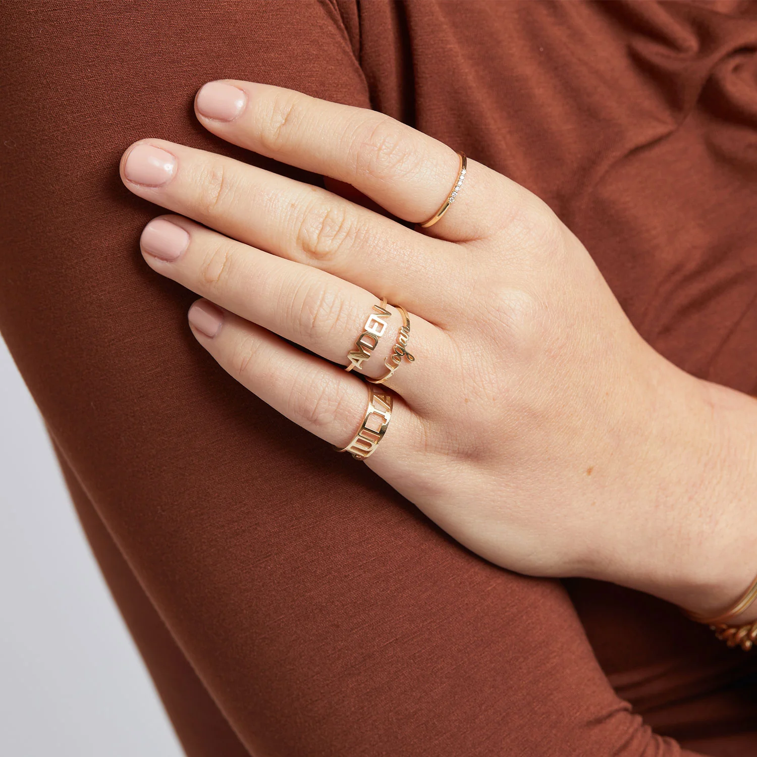 Linear Name Ring - Image 5