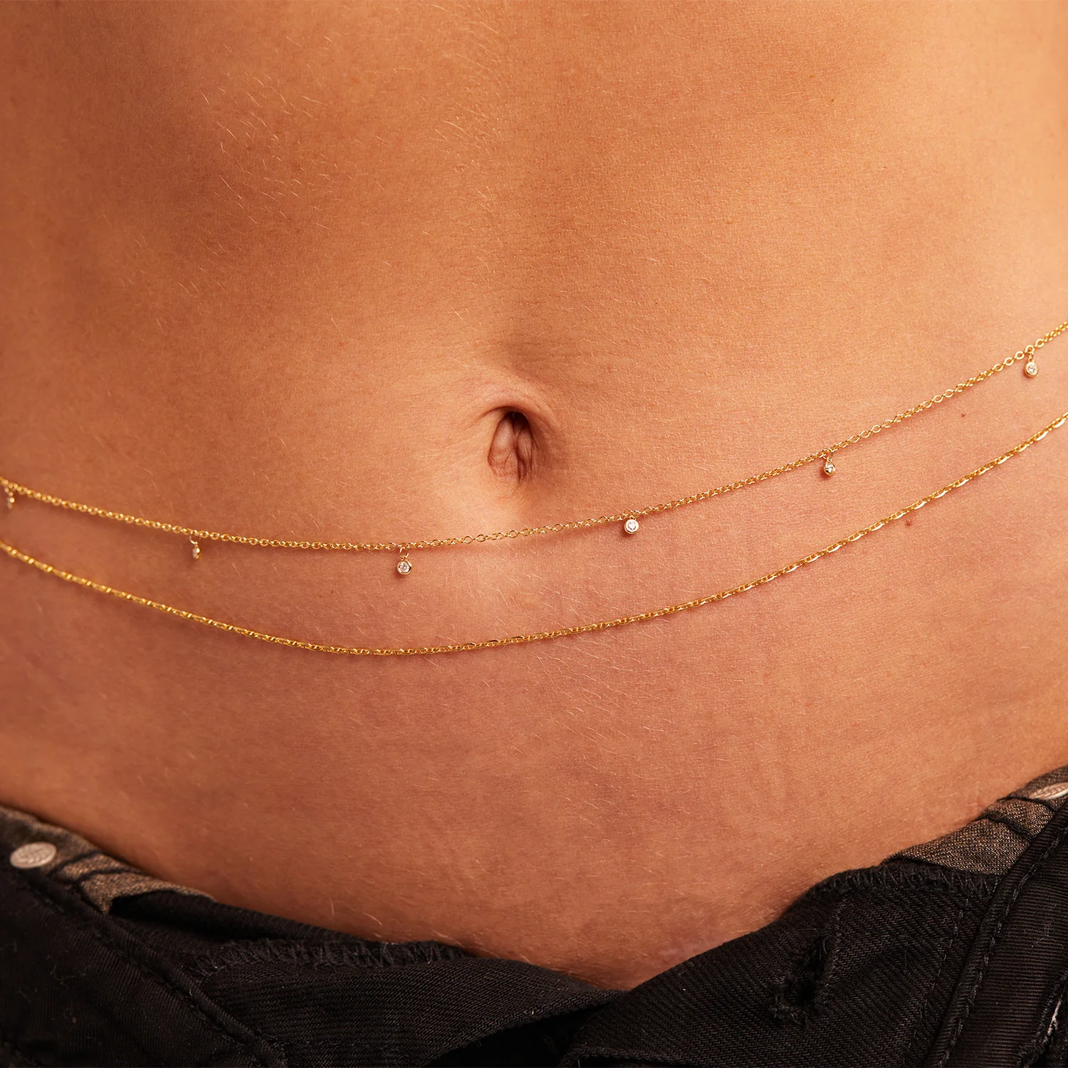 Mariner Anchor Link Belly Chain - Image 2