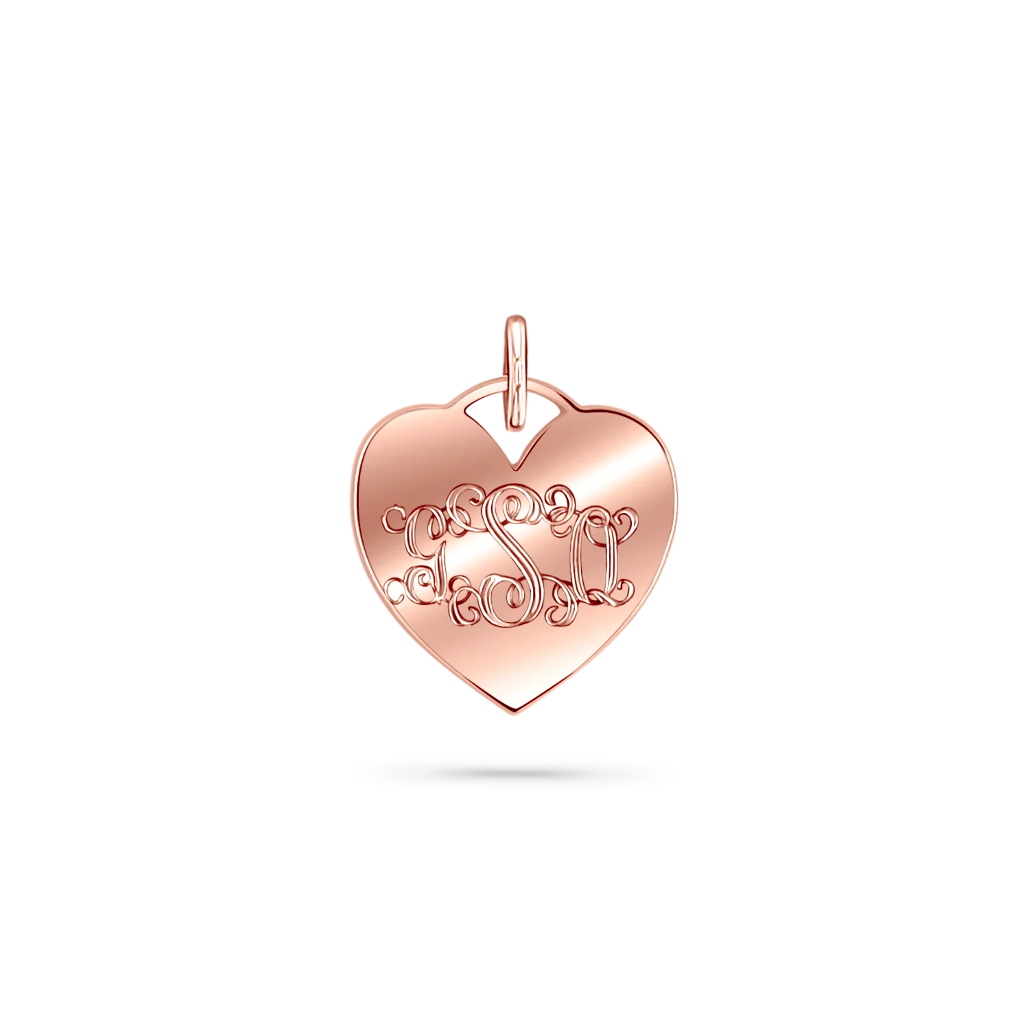 Mini Heart Monogram Charm - Image 2