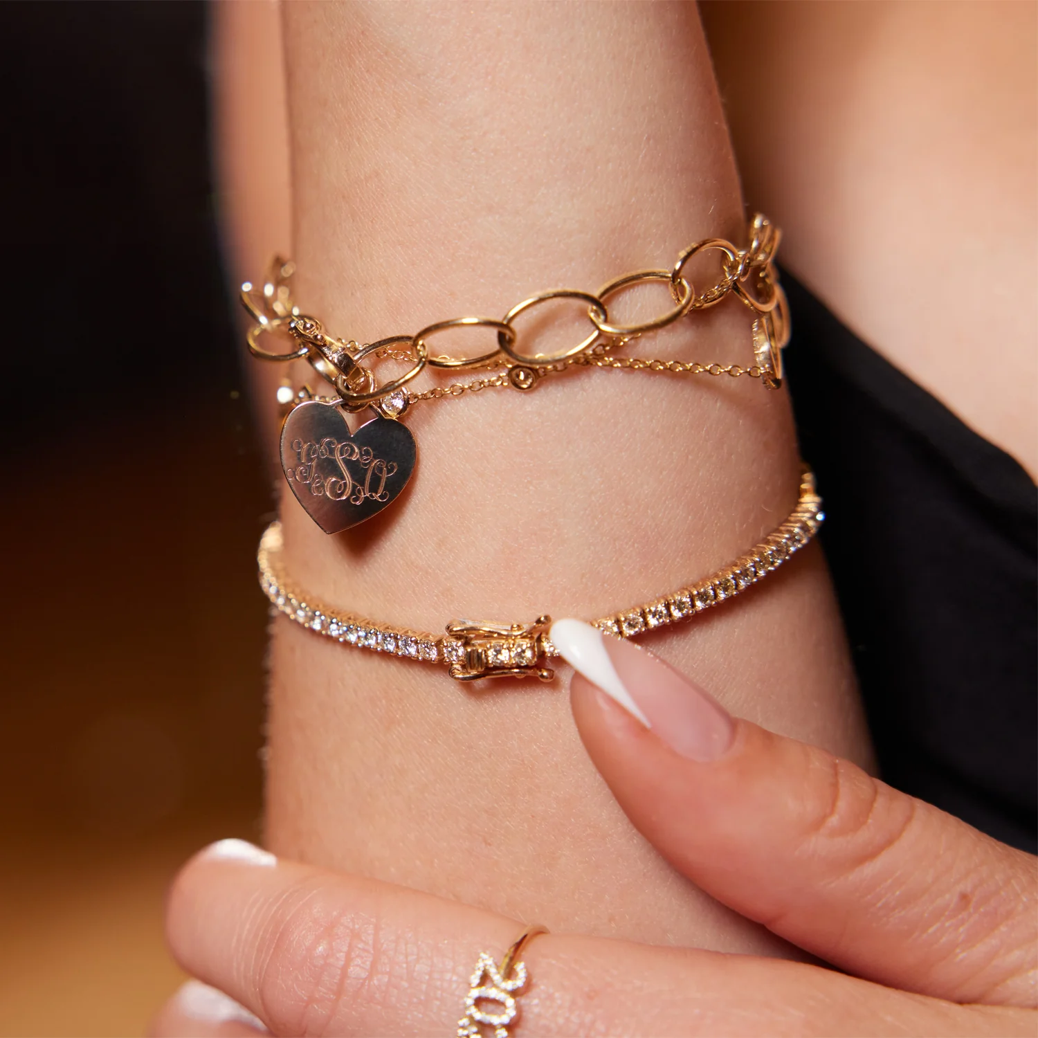 Mini Heart Monogram Charm - Image 6