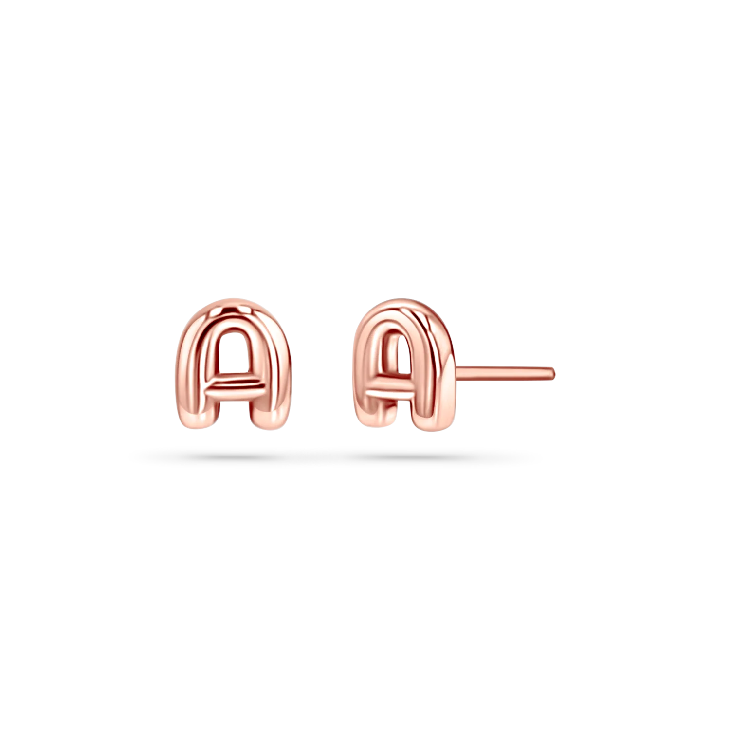 Mini Puff Letter Studs - Image 3