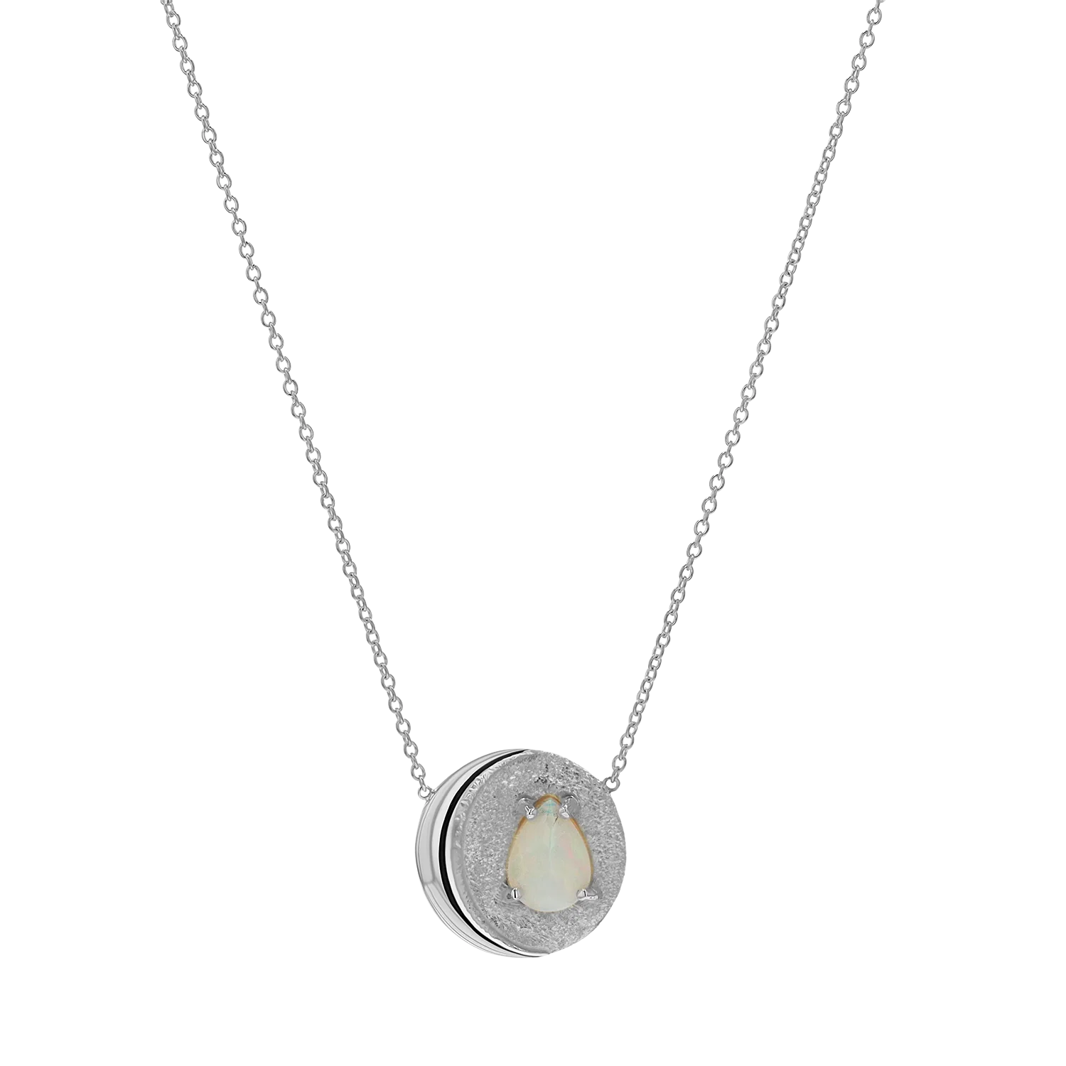 Opal Moon Necklace - Image 2