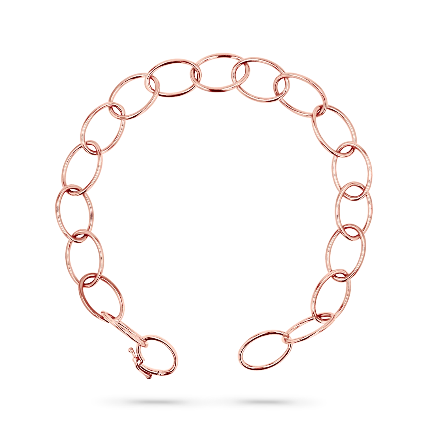 Oval Link Charm Bracelet - Image 3