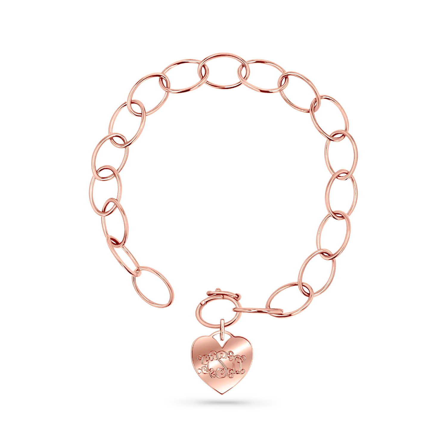 Oval Link Charm Bracelet - Image 5