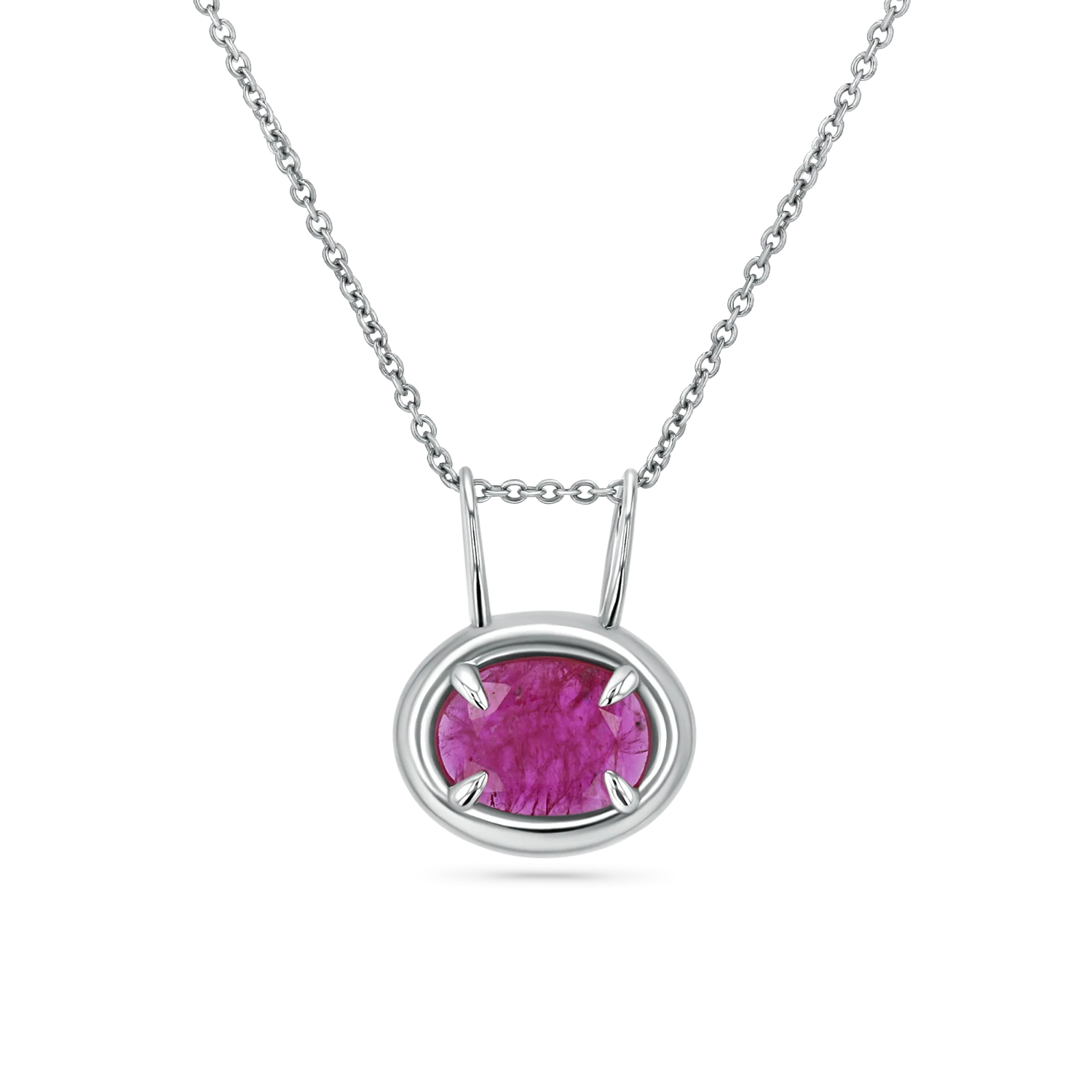 Oval Slider Rustic Ruby Charm - Image 5