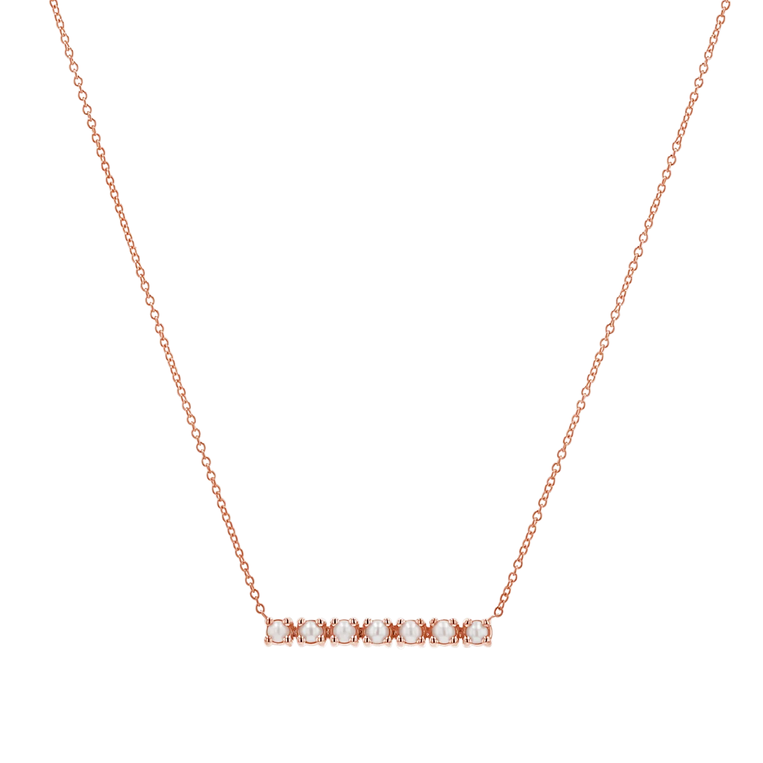 Pearl Bar Necklace - Image 3