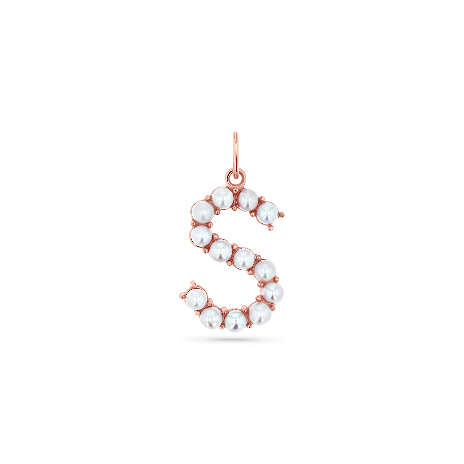 Pearl Letter Charm - Image 3