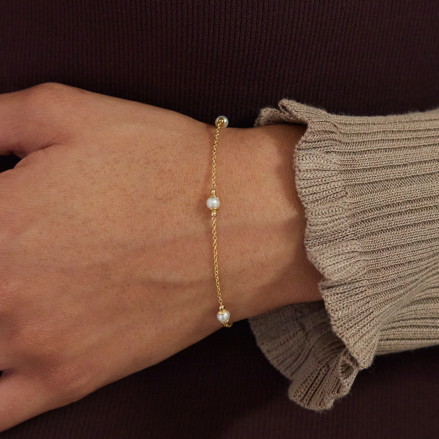 Pearl Station Bracelet - Image 6