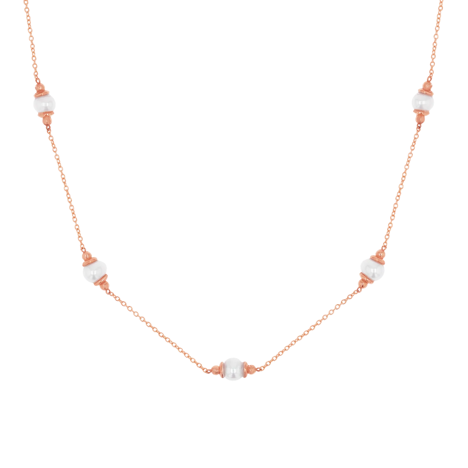 Pearl Station Necklace - Image 3