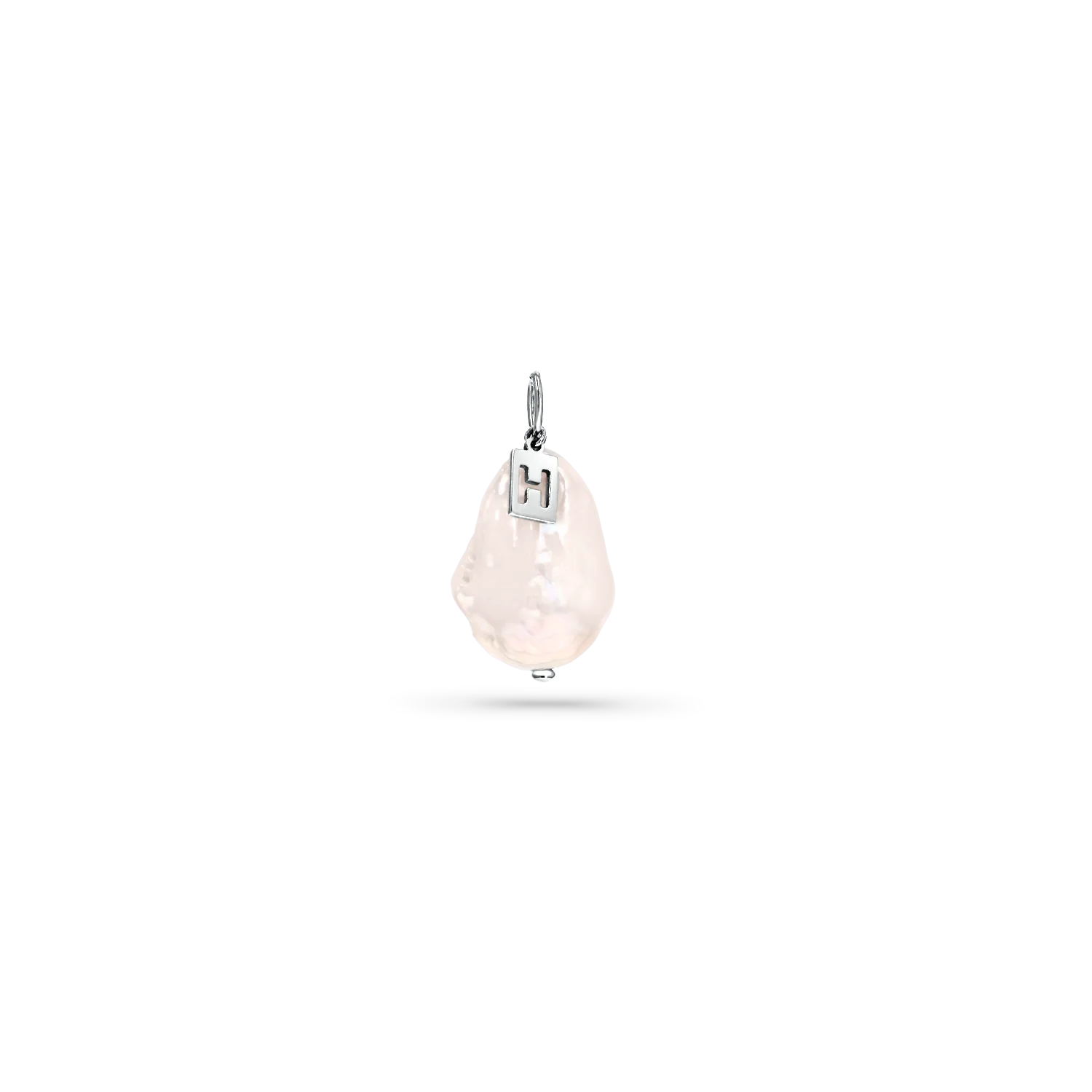 Baroque Pearl Initial Charm - Image 2