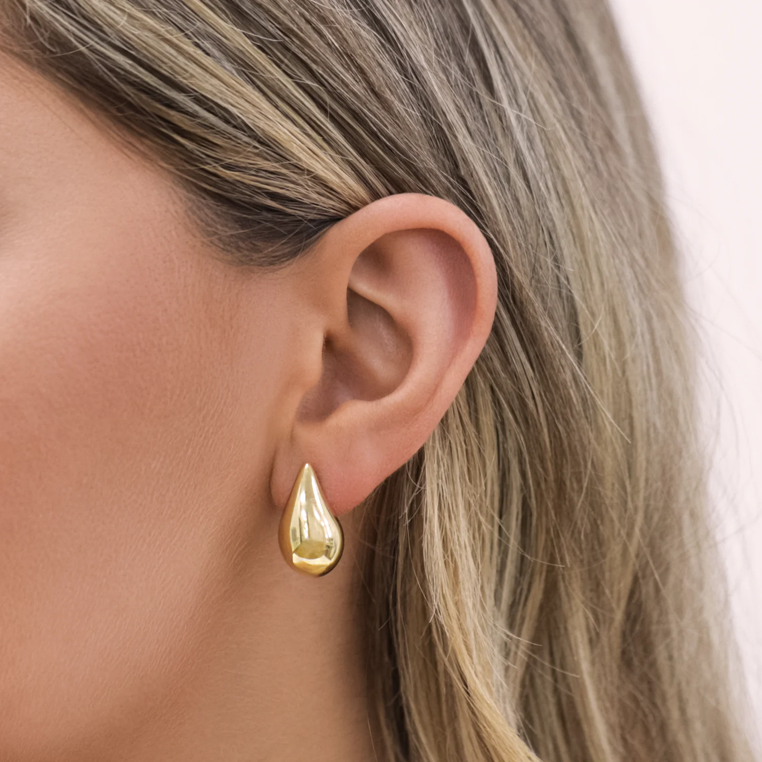 Puff Rain Drop Earrings - Image 6