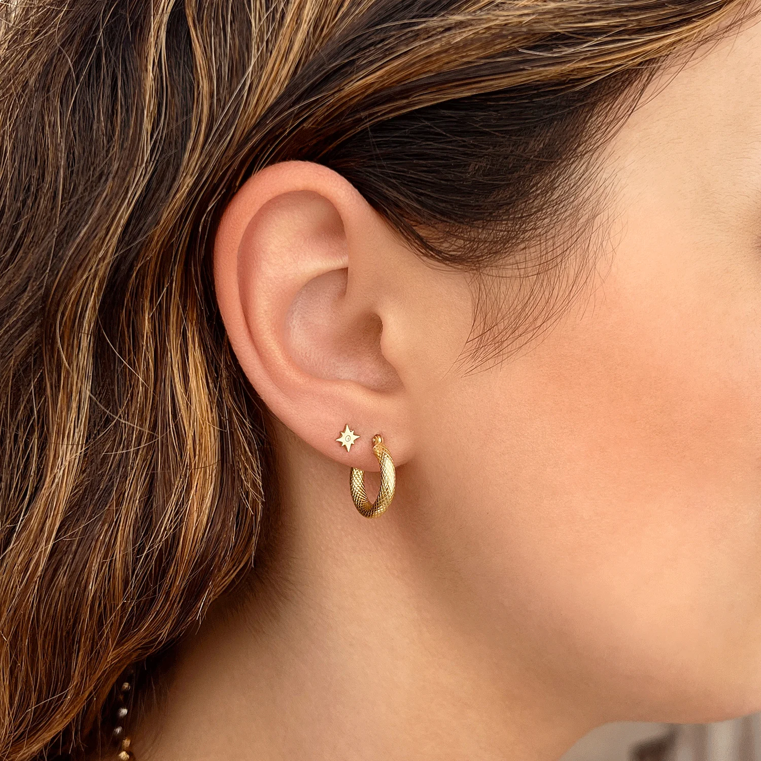 Serpentine Hoop Earrings - Image 5