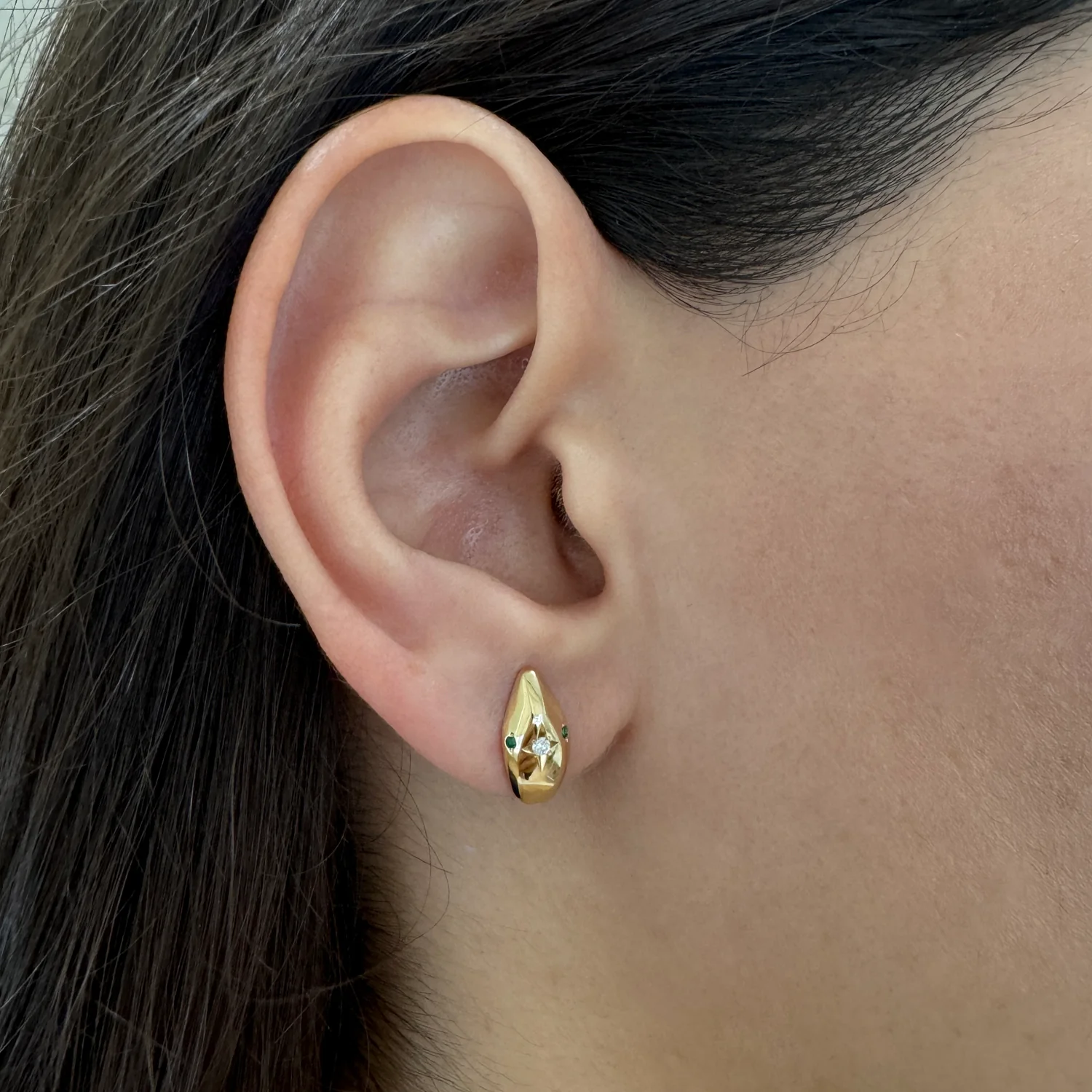 Serpentine Stud Earrings - Image 4