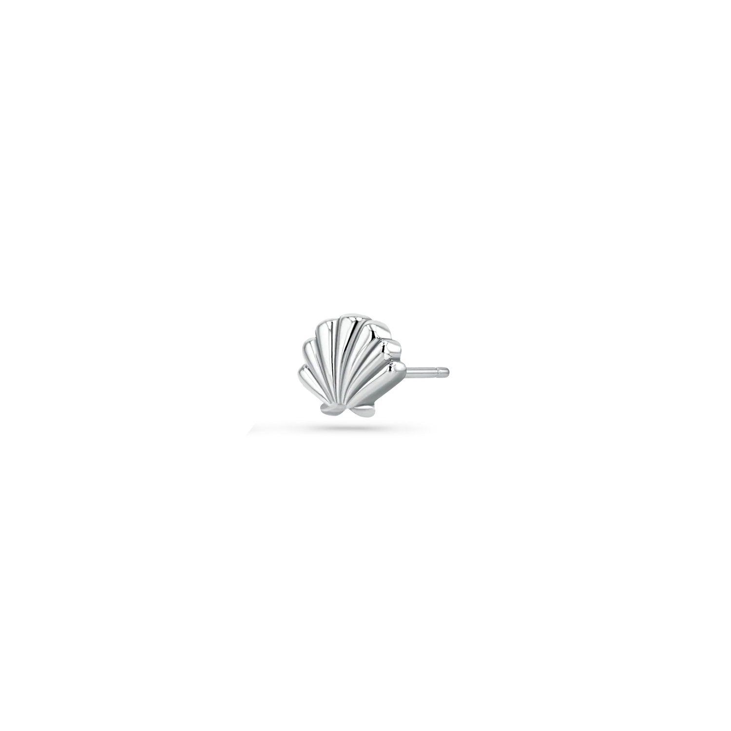 Soleil Scallop Seashell Stud Earrings - Image 5