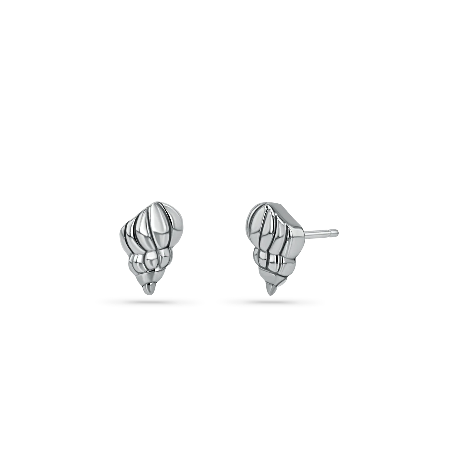 Soleil Tulip Seashell Stud Earrings - Image 2